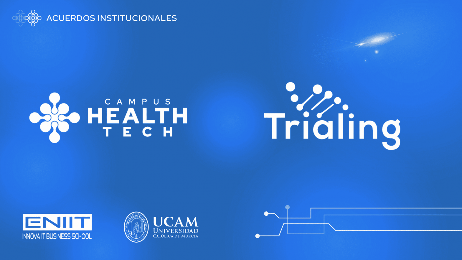 Trialing y Campus HealthTech firman un acuerdo de colaboración