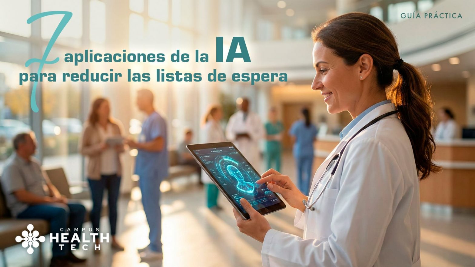 Guia descargable 7 Aplicaciones de la IA para reducir las listas de espera