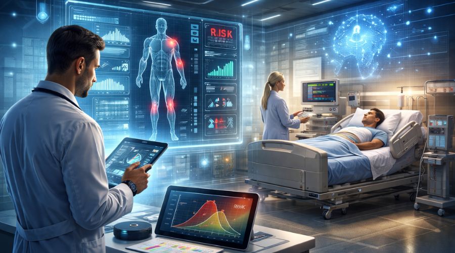 Análisis de riesgo médico con algoritmos predictivos en hospitales