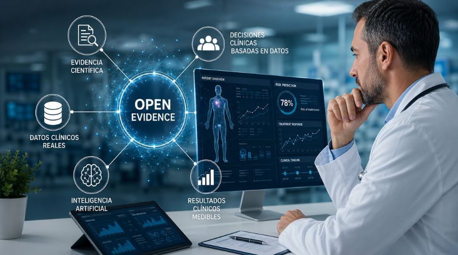 Open Evidence en salud y su impacto clínico real