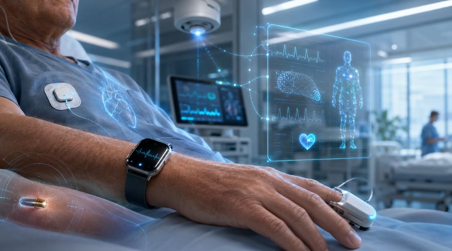 Sensores médicos en salud digital